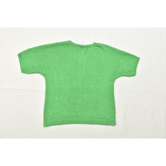 Chico's Green V-Neck Dolman Sweater Pullover Regular Size L - Picture 2 of 8